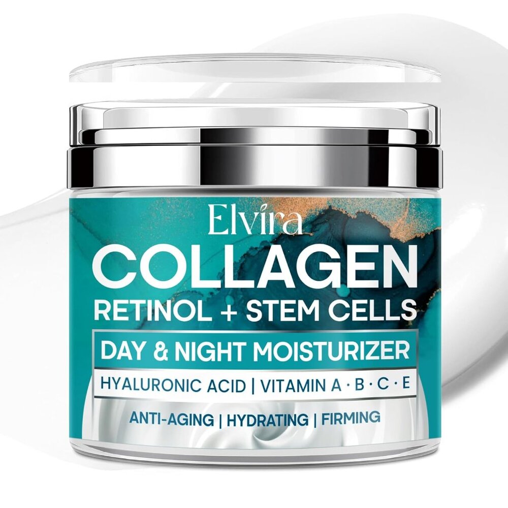 ELVIRA Collagen Retinol Stem Cell Hyaluronic Acid Day Night Anti aging Cream